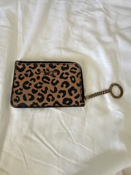 kate spade Accessories - Kate Spade Darcy Zip Cardholder Leopard!!